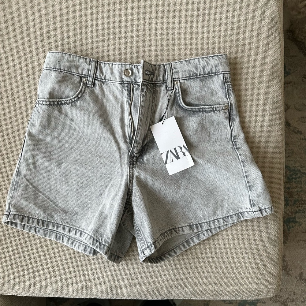 NWT Zara Mom Jean Shorts